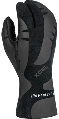 2024 Xcel Infiniti 5mm Lobster Claw Wetsuit Gloves AN057380 - Black